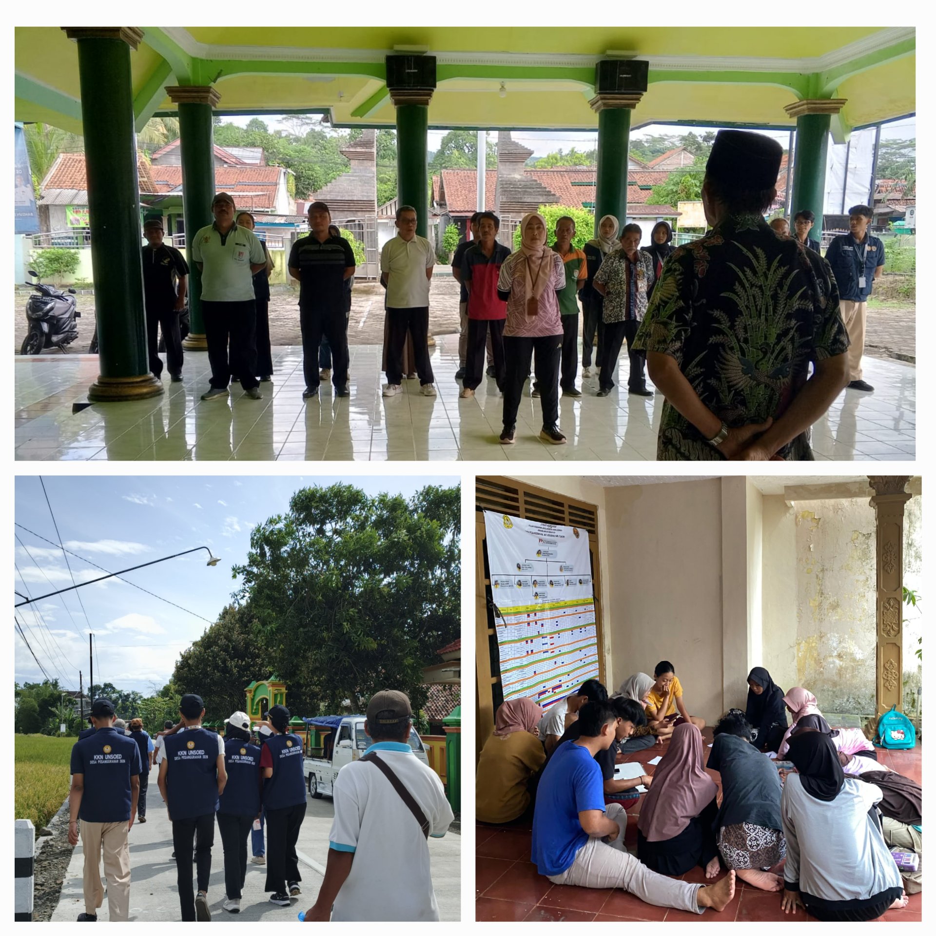 Kegiatan hari ketujuhbelas : Mengikuti jalan pagi dan program kerja bimbel