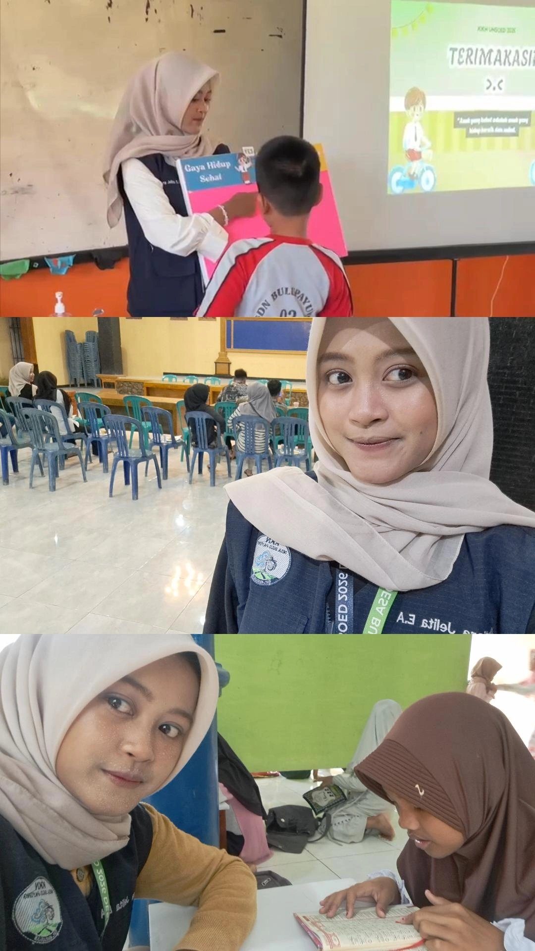 Sosialisasi PHBS di SD N 2 BuluPayung,Mengajar ngaji di TPQ Nurul Huda,kegiatan penghimpunan tenaga kerja