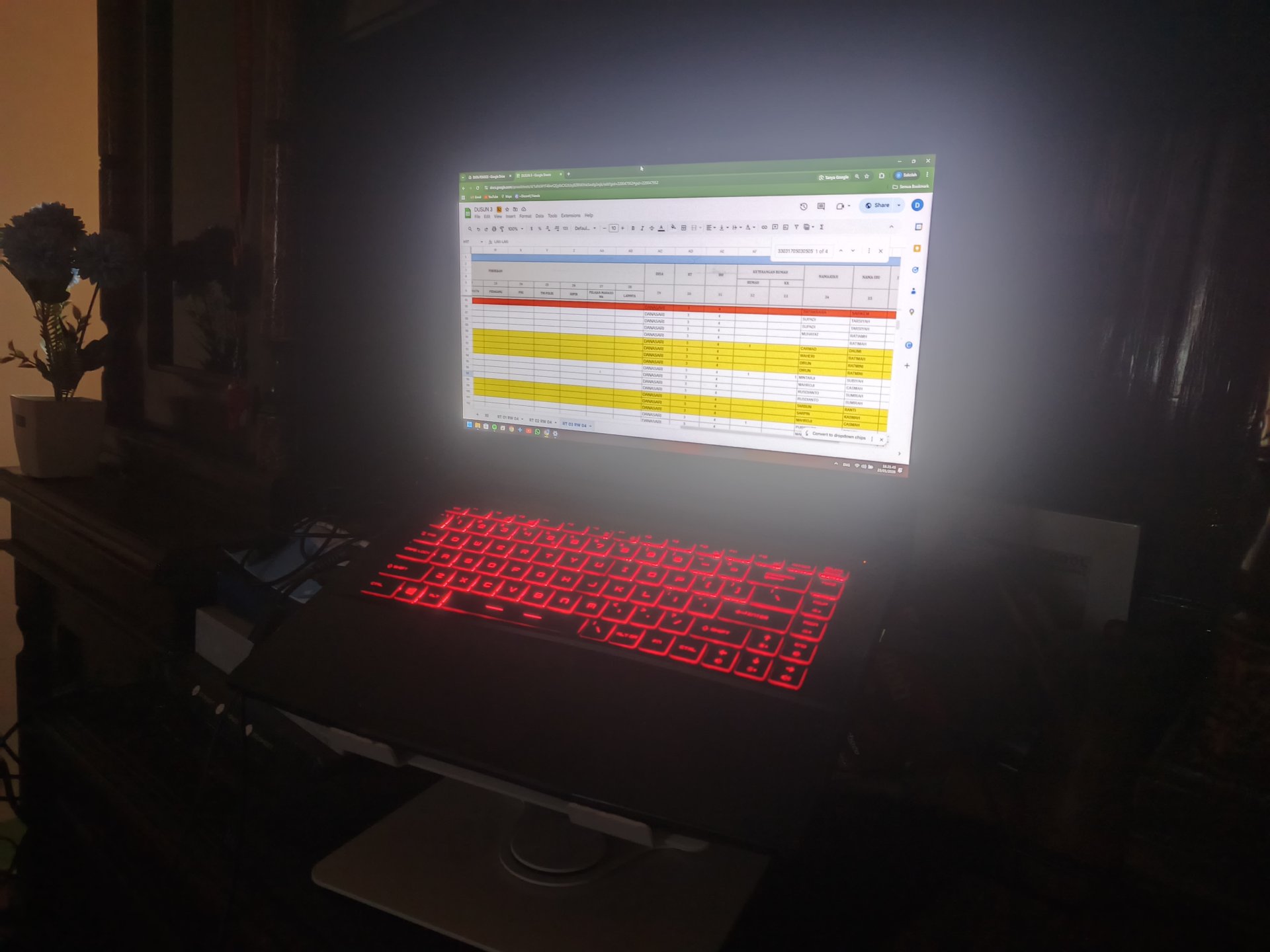 Merapikan data penduduk