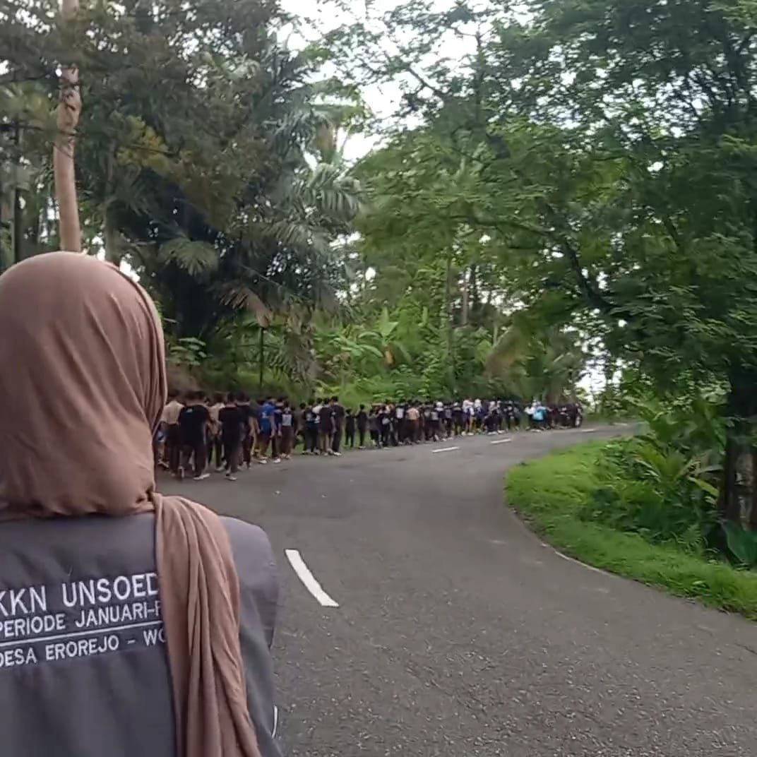 Jalan Sehat Bersama SMP Negeri 4 Wadaslintang