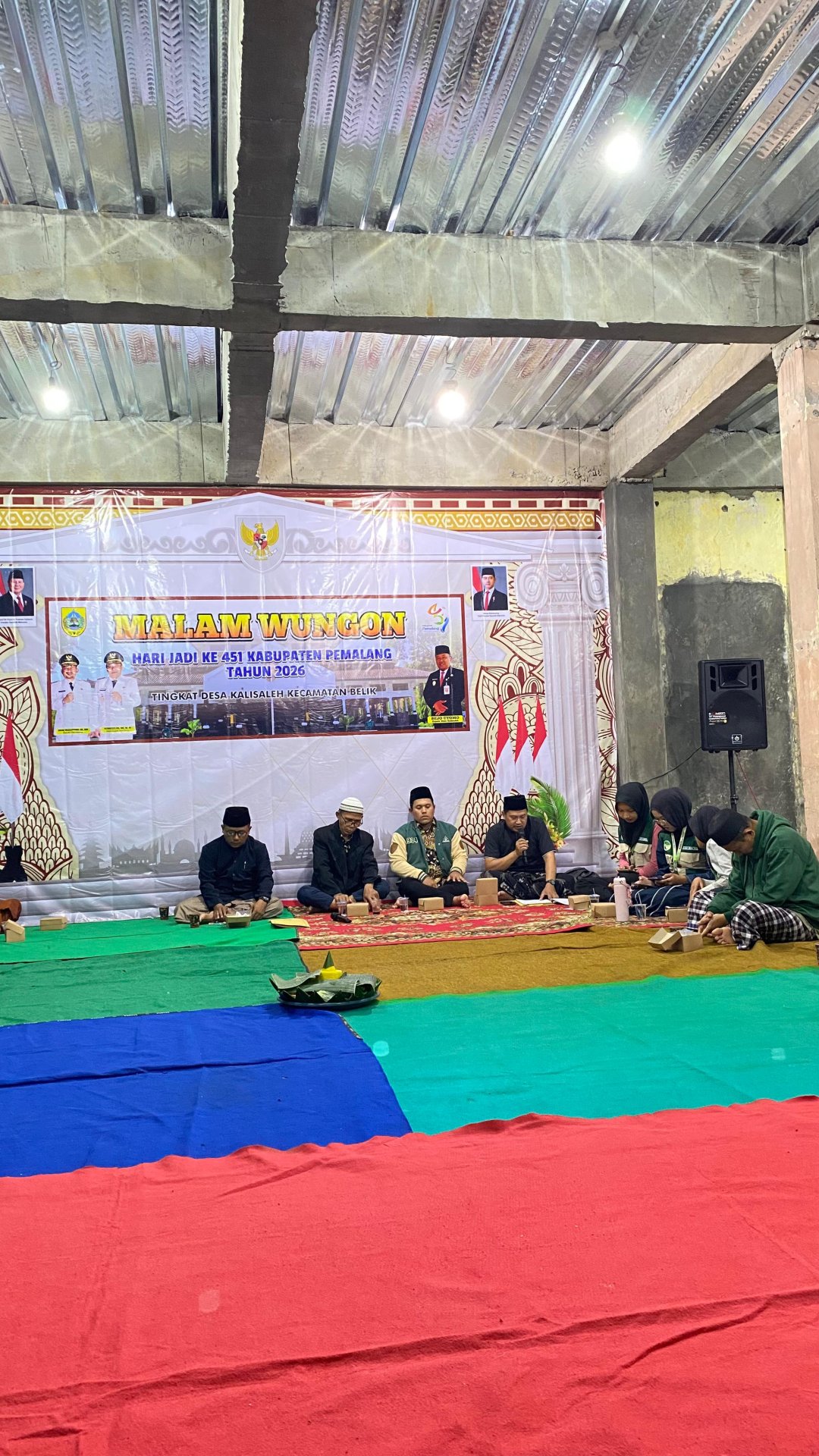 Mengikuti Kegiatan Malam Wungon Peringatan HUT Kabupaten Pemalang Ke-451