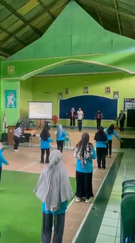 Pelaksanaan Senam Bersama Kader Kesehatan