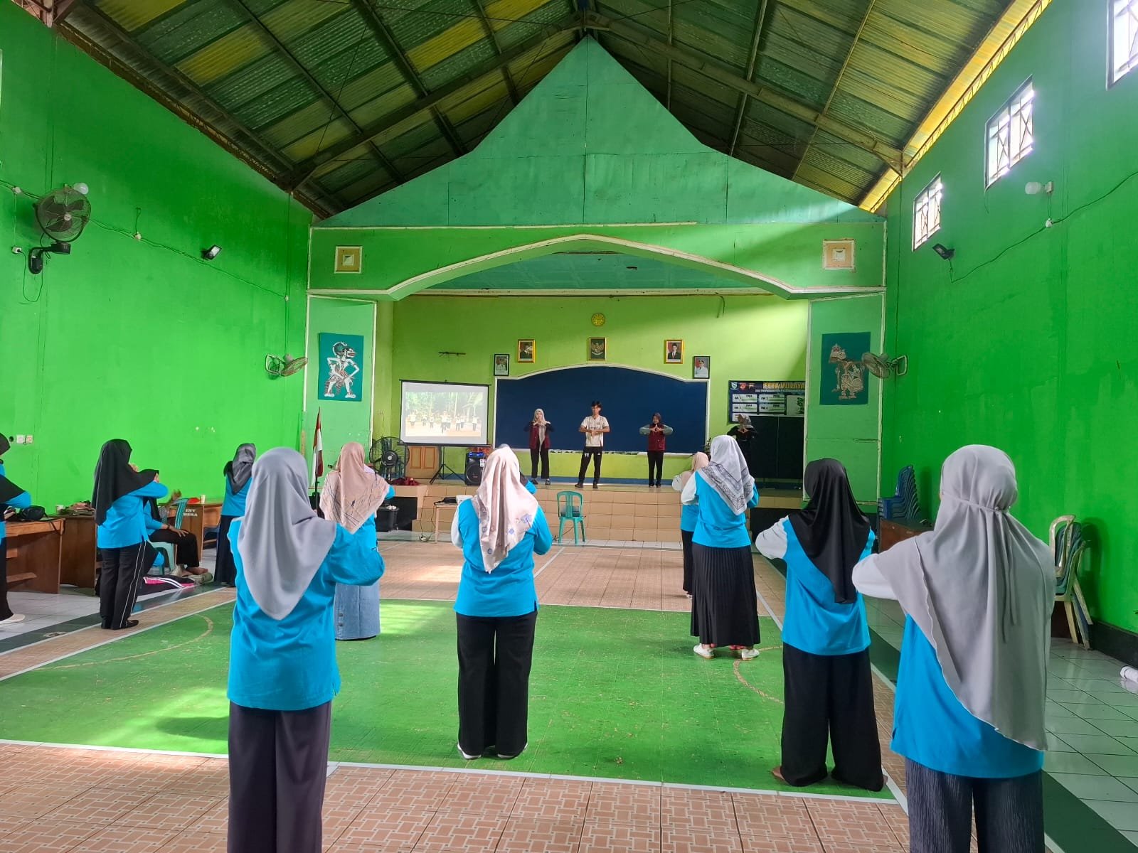Pelaksanaan Senam Bersama Kader Kesehatan