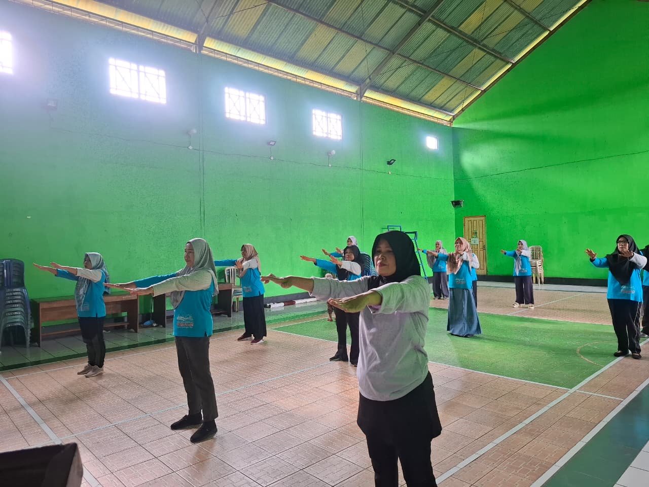 Senam Bersama Forum Kesehatan Desa Bodaskarangjati