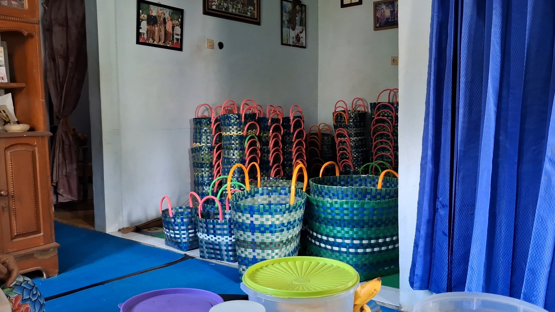 Kunjungan Home Industry Jomini Bag di Desa Trimulyo