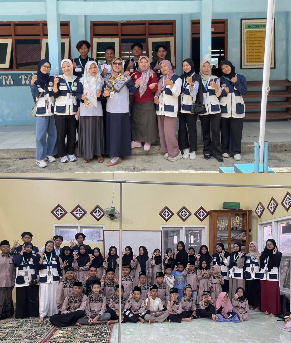 Pelaksanaan Senam Edukatif, Motivasi Belajar, dan Pembinaan Akhlak Anak oleh Mahasiswa KKN di SD Negeri 3 Tirip dan TPQ Al Hidayah