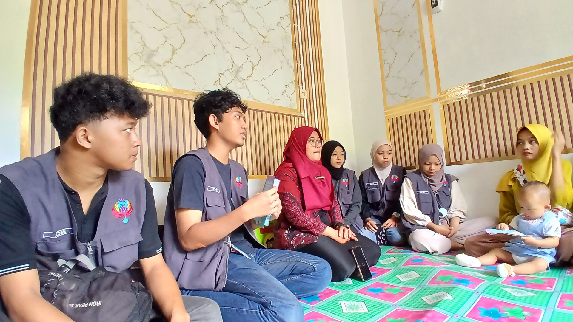 Kelas Balita Dusun I Sirebut oleh Perwakilan Puskesmas Rembang