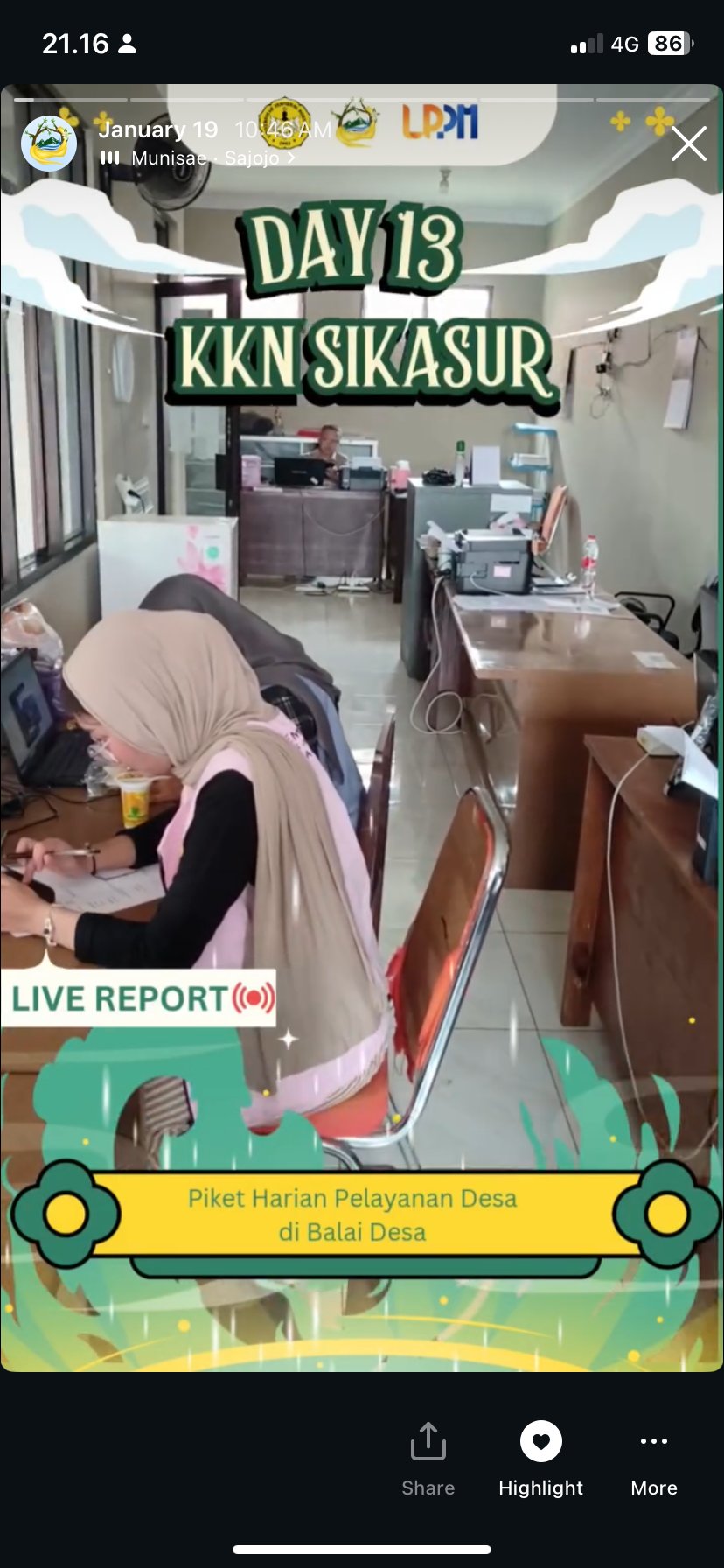 DAY 13 PIKET PELAYANAN DESA