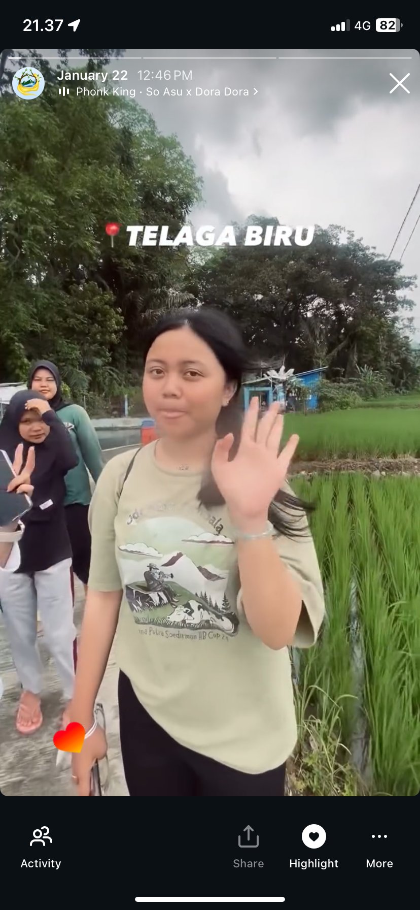 DAY 16 KKN DESA SIKASUR KUNJUNGAN KE TELAGA BIRU