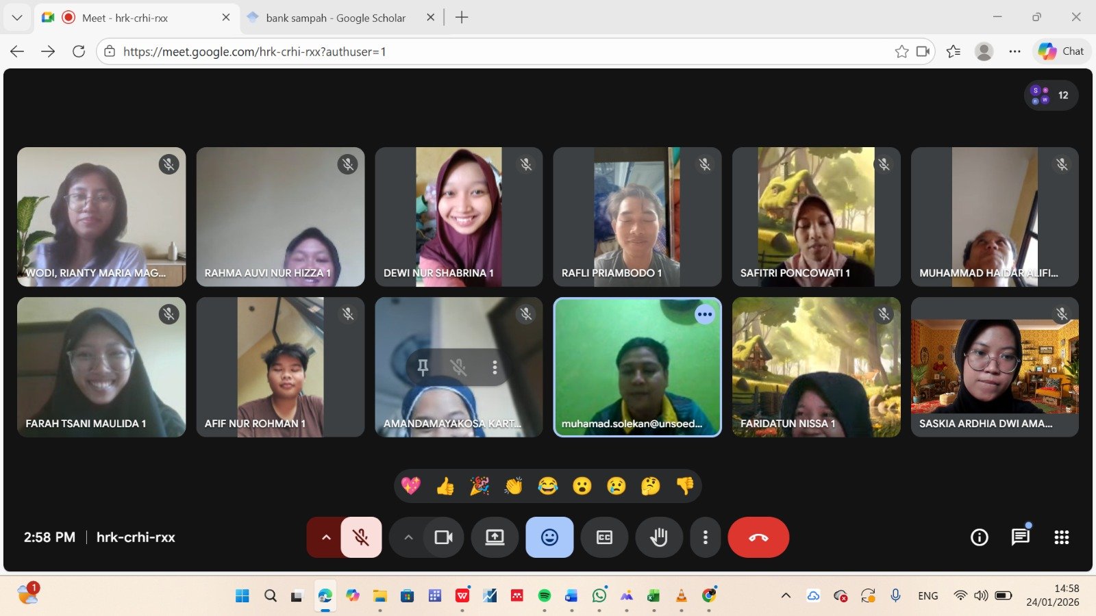 Melakukan Bimbingan bersama DPL dan melakukan bimbel SD