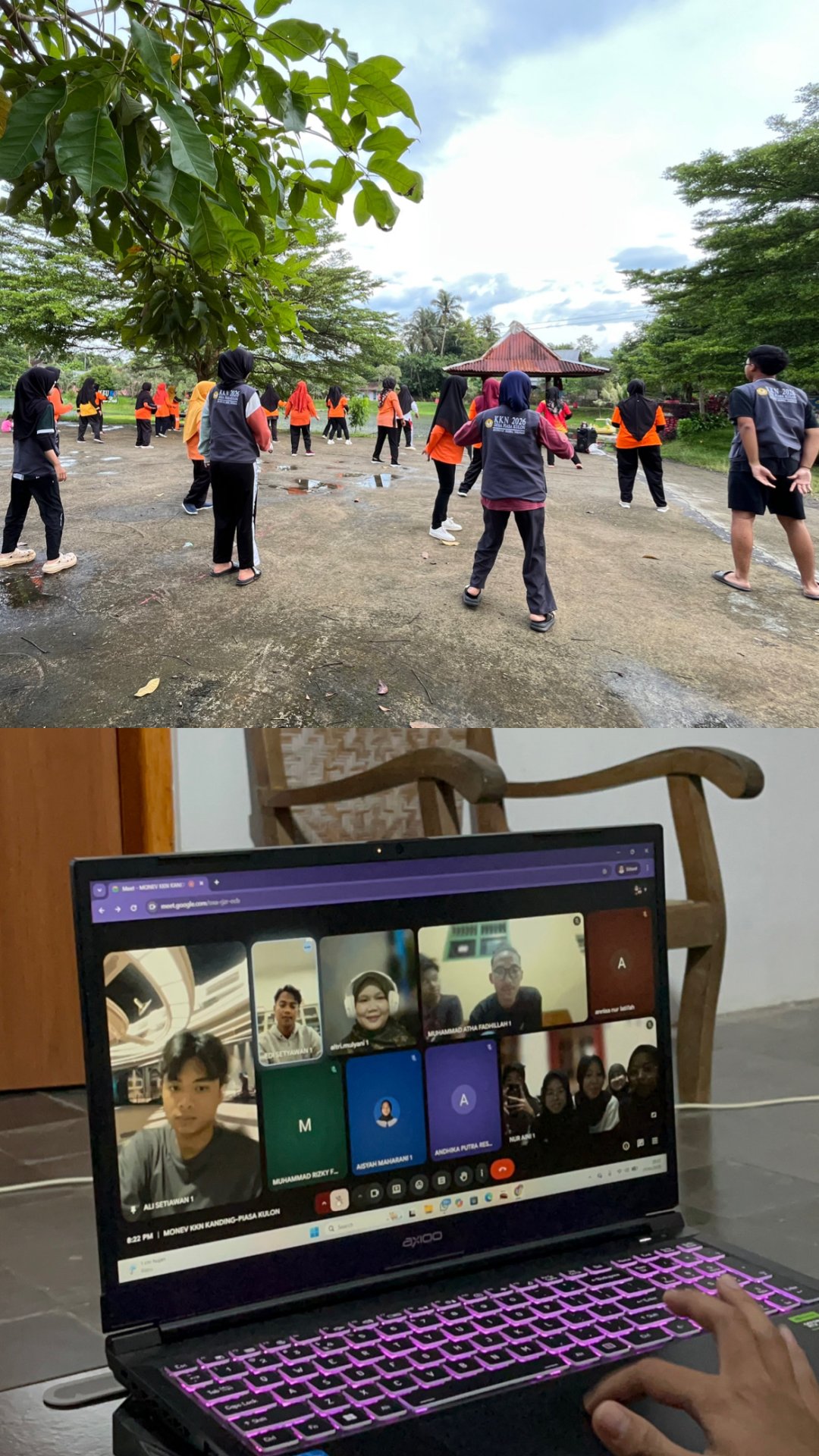 Day 18 Senam Terapi Bersama dan Monev Kedua