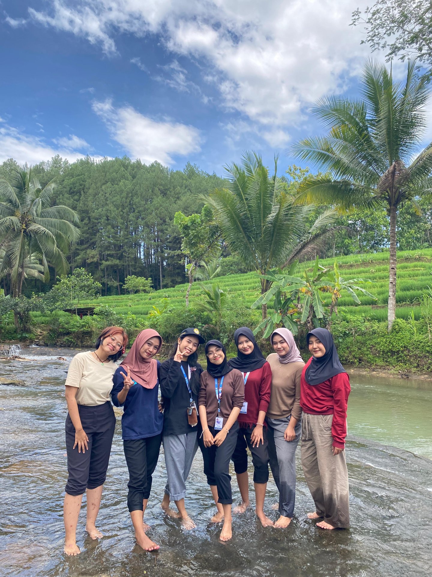 Mengunjungi Kolam Ikan Milik Kelompok Tani Dusun Binangun