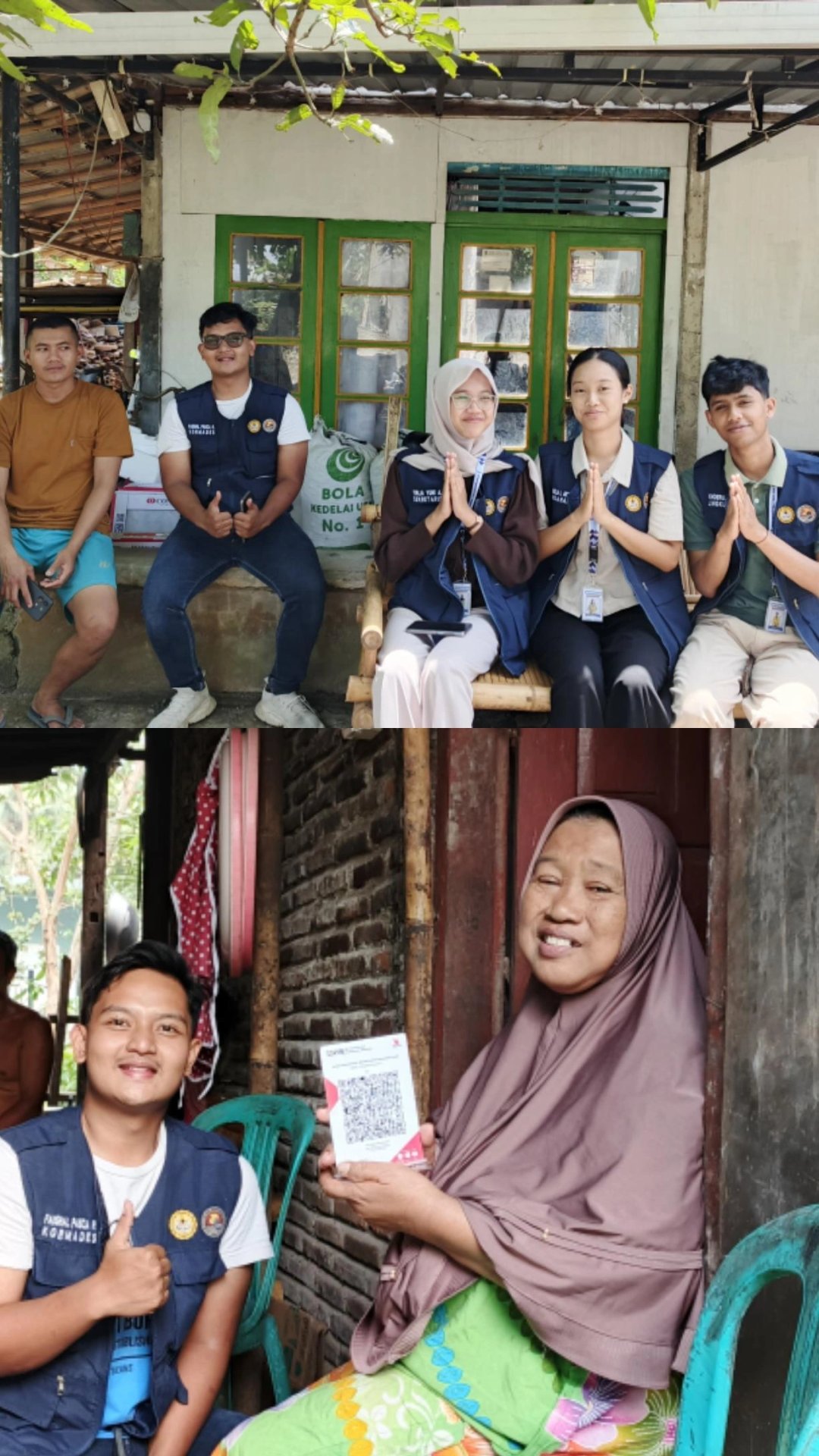 Kegiatan hari ke 18 : Pendampingan umkm dan penyerahan qris