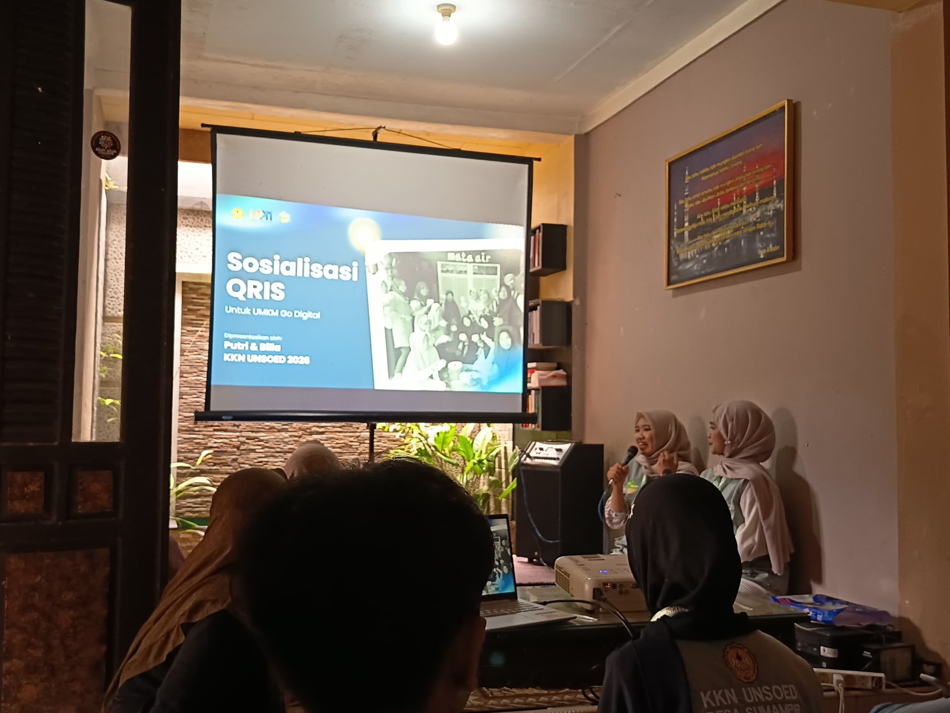 Sosialisasi QRIS RW 2 Desa Sumampir