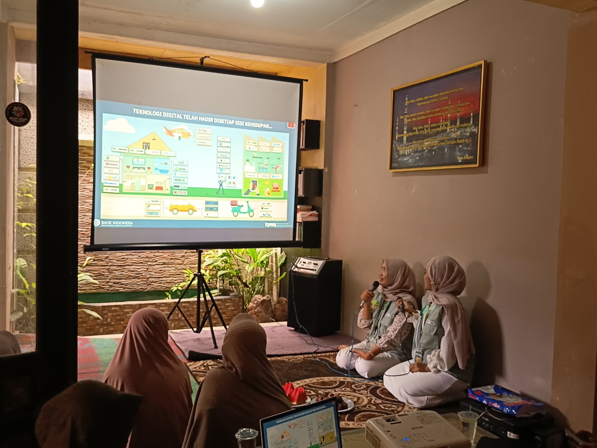 Sosialisasi pemberdayaan UMKM dan pengenalan Qris