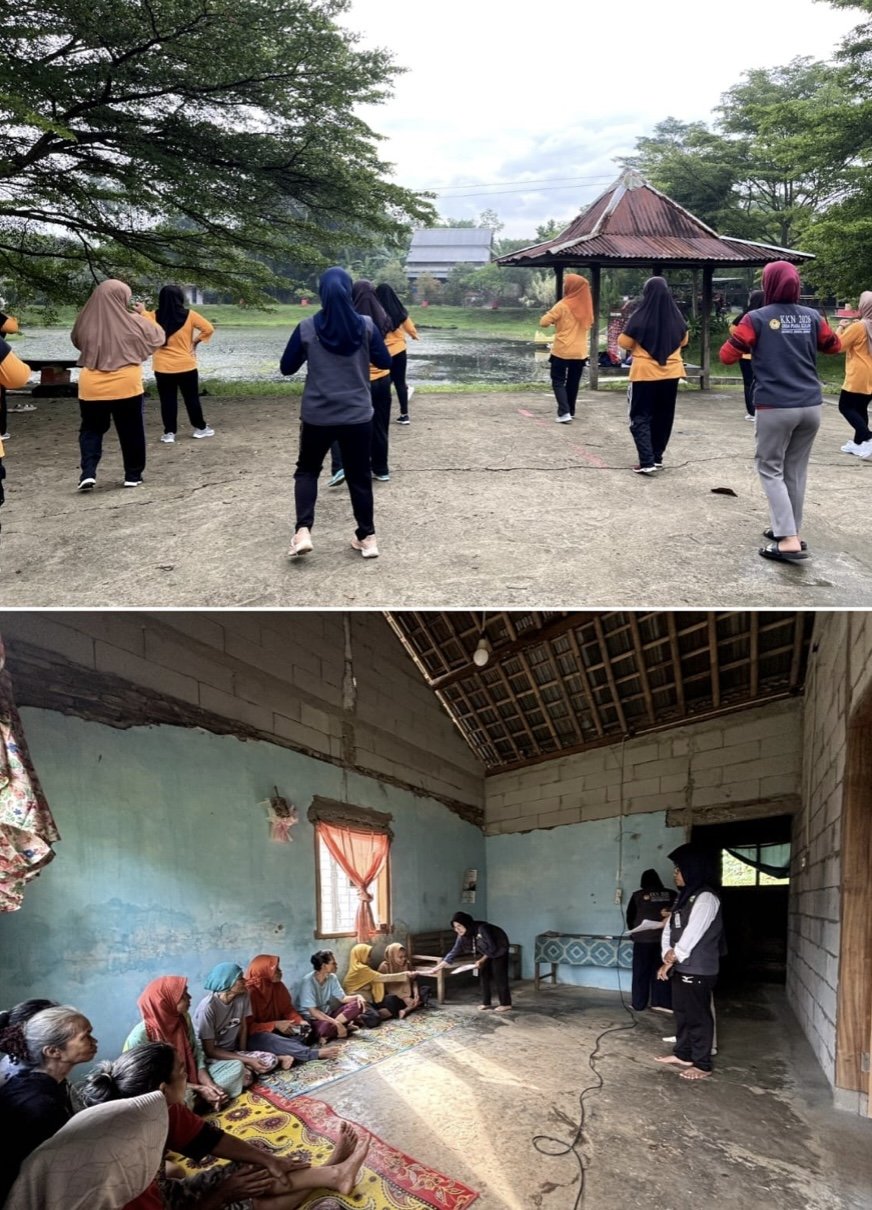Day 12 Penguatan Kesiapsiagaan Ibu-Ibu dan Lansia melalui Senam Sehat serta Edukasi Mitigasi Bencana dan P3