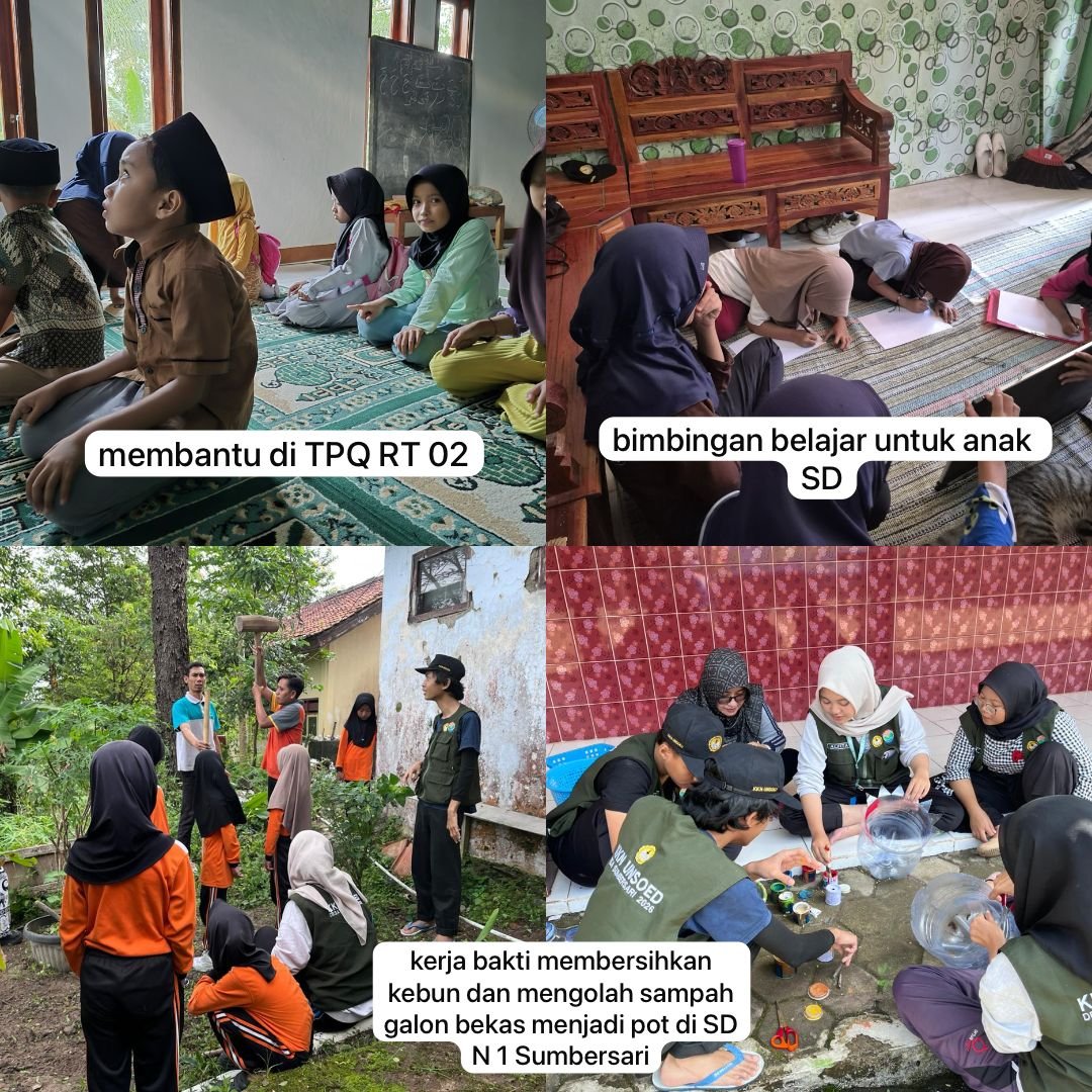 KKN Sumbersari, Kec.Wadaslintang, Kab.Wonosobo - 24 Januari 2026