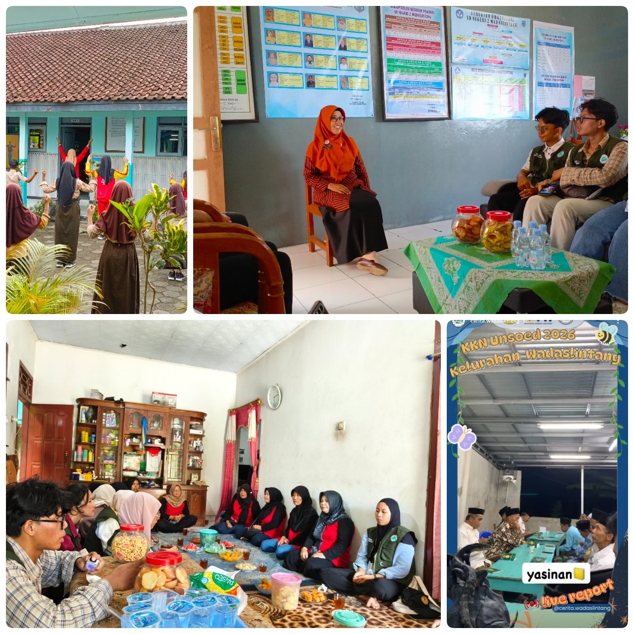 Giat Sekolah, Sosialisasi UMKM, dan Tahlilan Rutin