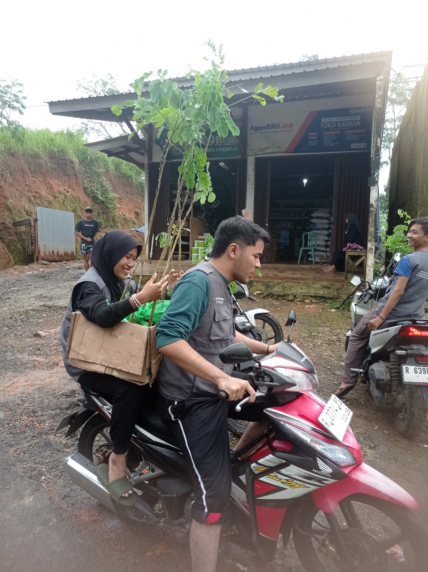 Persiapan bibit edukasi penanaman di SMPN 2 Karangjambu
