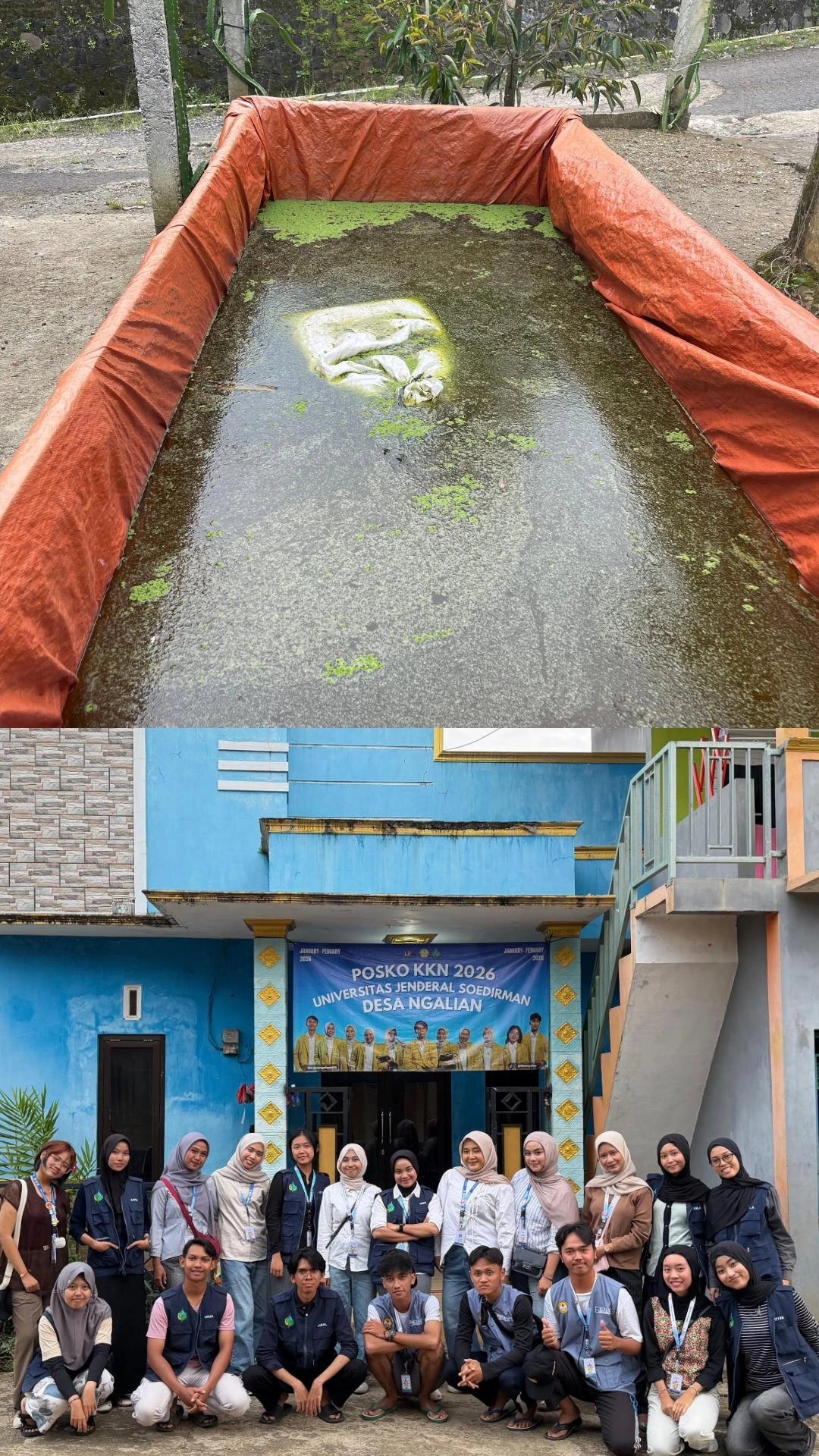 Kegiatan Monitoring Azolla dan Sowan Ke Posko Desa Ngalian