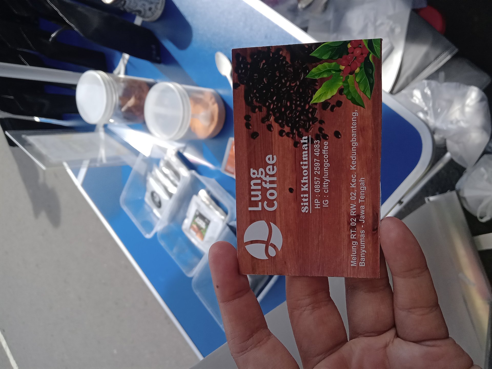 Pendampingan Promosi Produk Lung Coffe