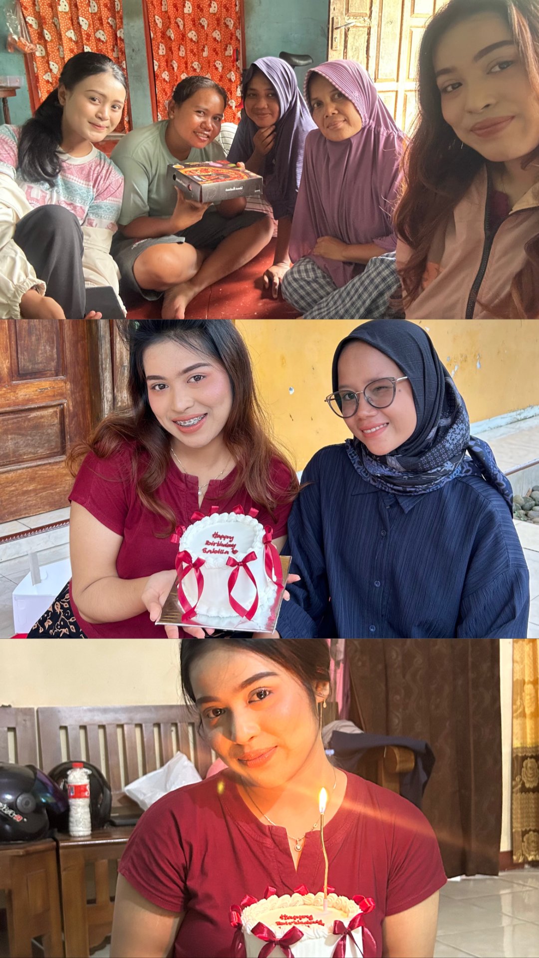 Kegiatan Kebersamaan Mahasiswa KKN, Interaksi Sosial, dan Perayaan Ulang Tahun Saya