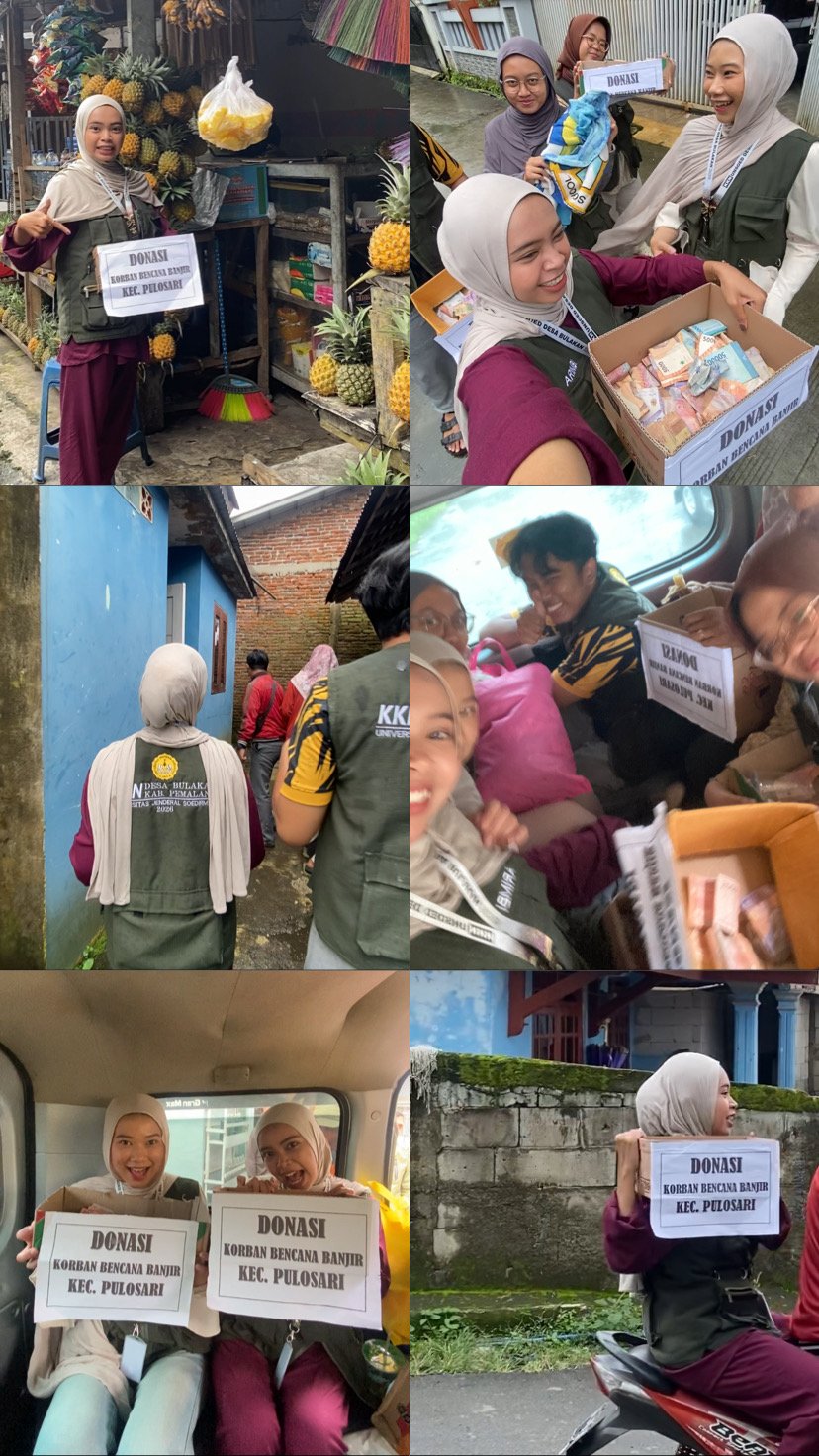 Aksi Penggalangan Dana untuk Korban Bencana Banjir di Kecamatan Pulosari