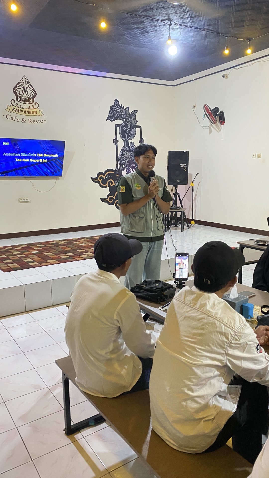 Senam pagi dan pemilihan ketua RW di Dusun 1 Sumampir