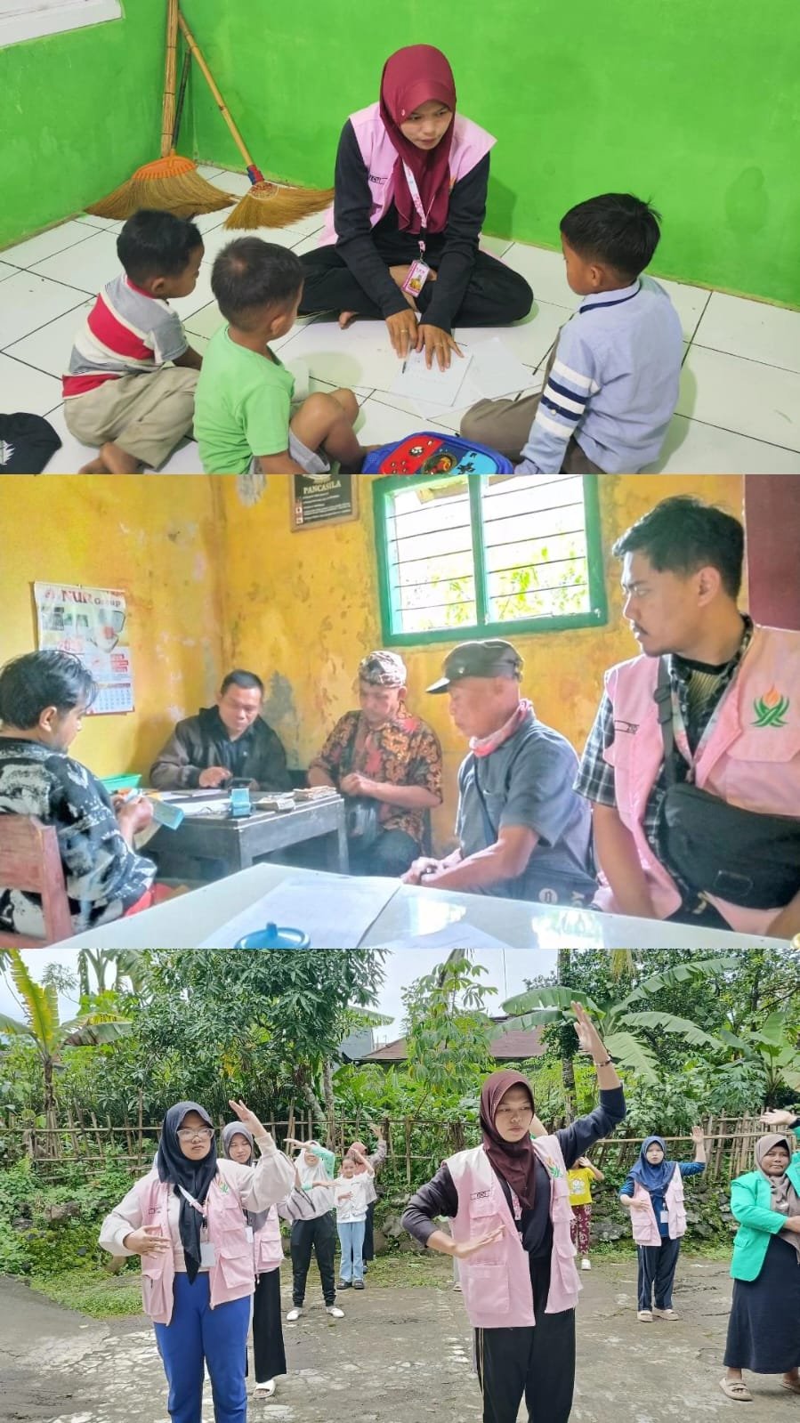 Day 19, Topik: Pendataan pasar, Senam Pagi, dan Bimbingan Belajar Cerdas Ceria