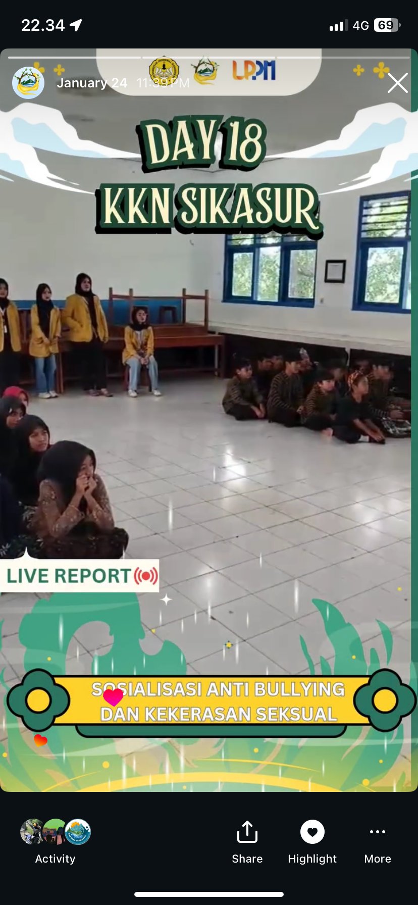 DAY 18 KKN DESA SIKASUR, SOSIALISASI KEKERASAN SEKSUAL, ANTI BULLYING DI SEKOLAH SMP NEGRI 6