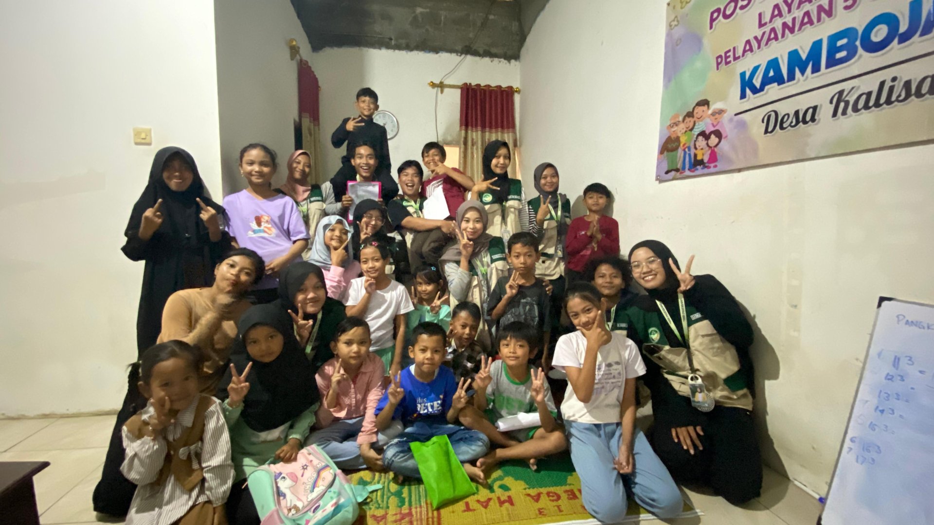 Pelaksanaan Program Kerja Bimbingan Belajar di RT 08