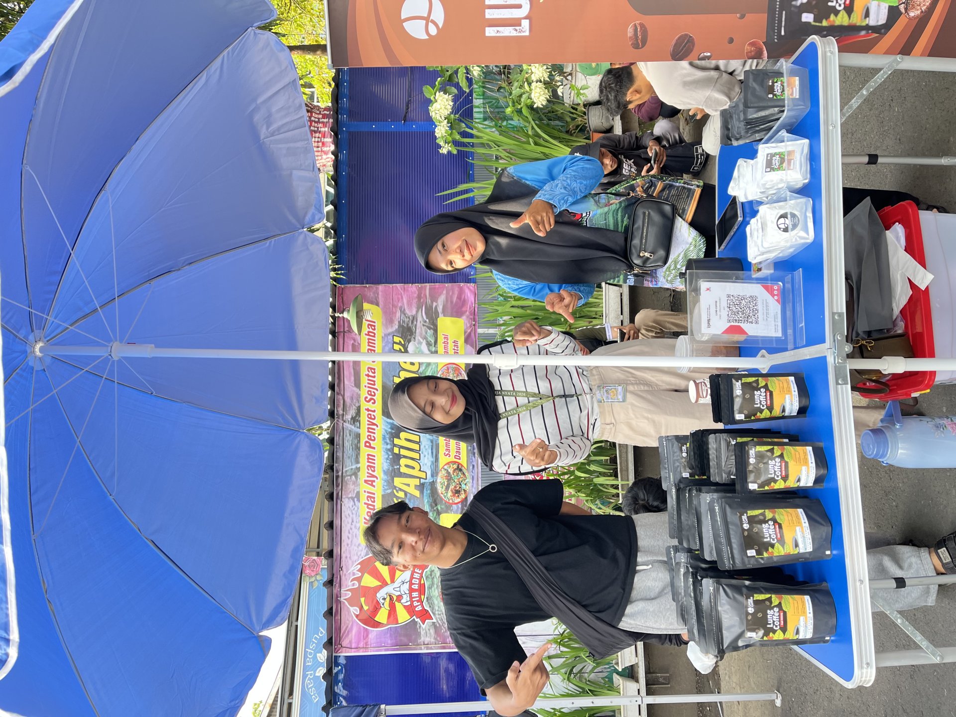 Pendampingan UMKM Lung Coffee pada tanggal 25