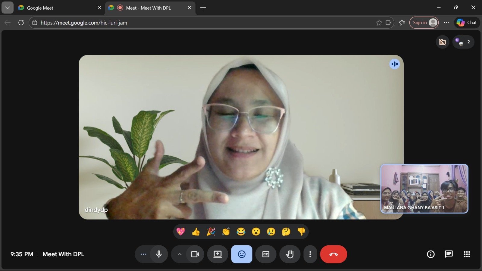 Monitoring Kedua Bersama DPL
