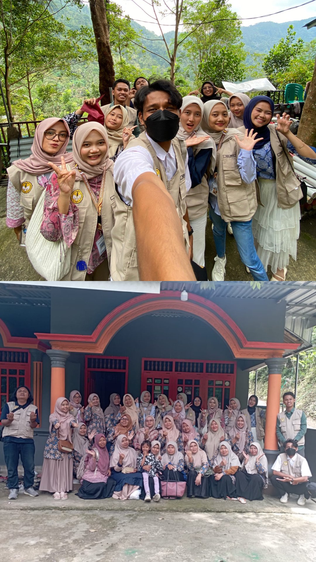 KKN Desa Gumelem Kulon Menghadiri Arisan Ibu-Ibu PKK di RW 10 Desa Gumelem Kulon yang Berada di Wilayah Pegunungan