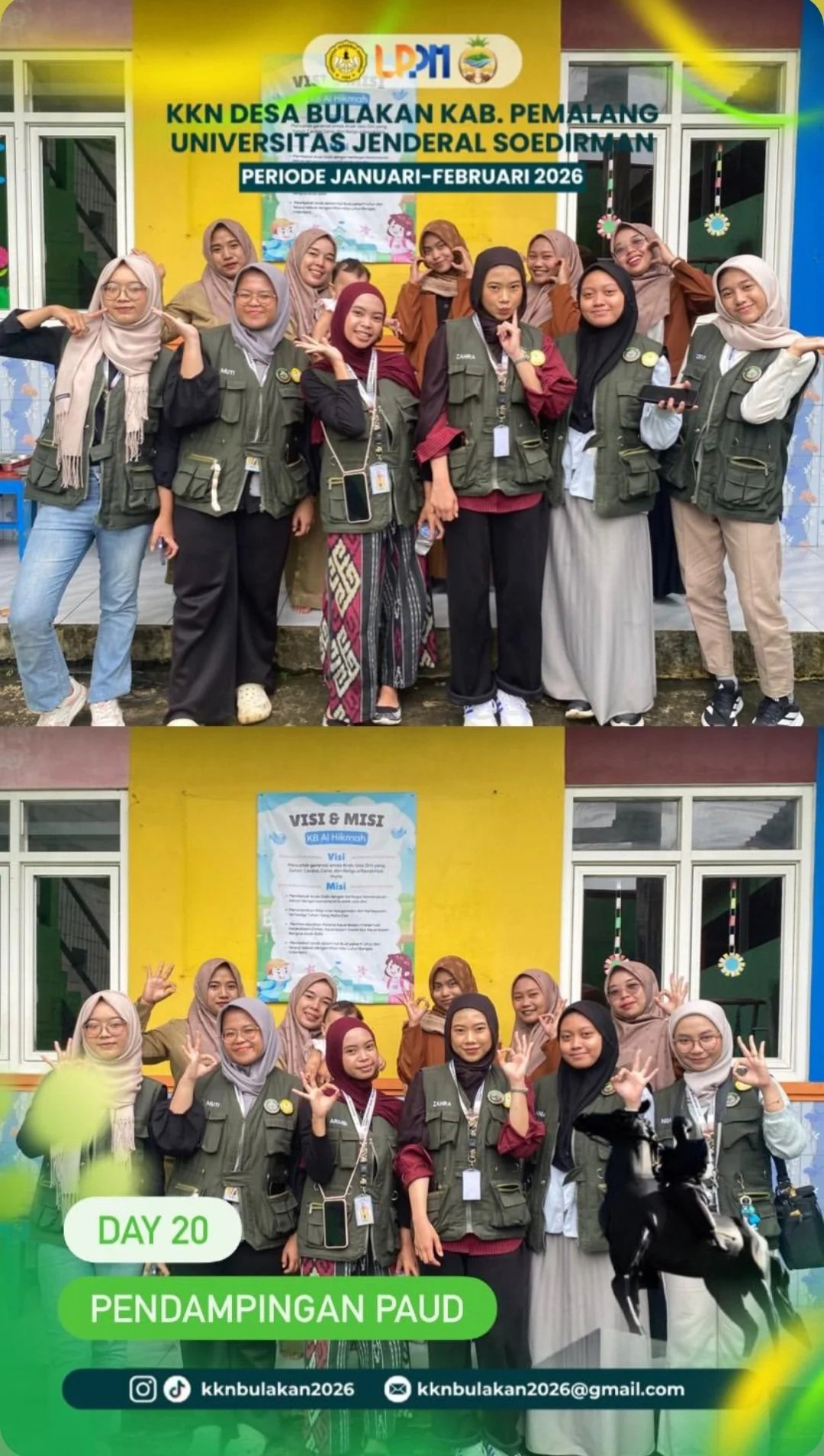 Logbook Kegiatan Pendampingan PAUD, Posyandu, dan Posbindu Hari ke-20