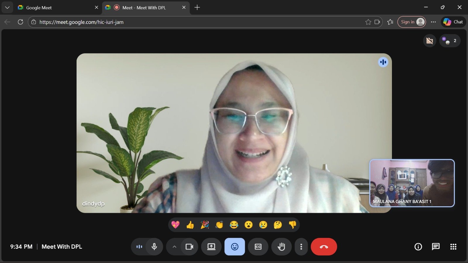 Monitoring Kedua Bersama DPL