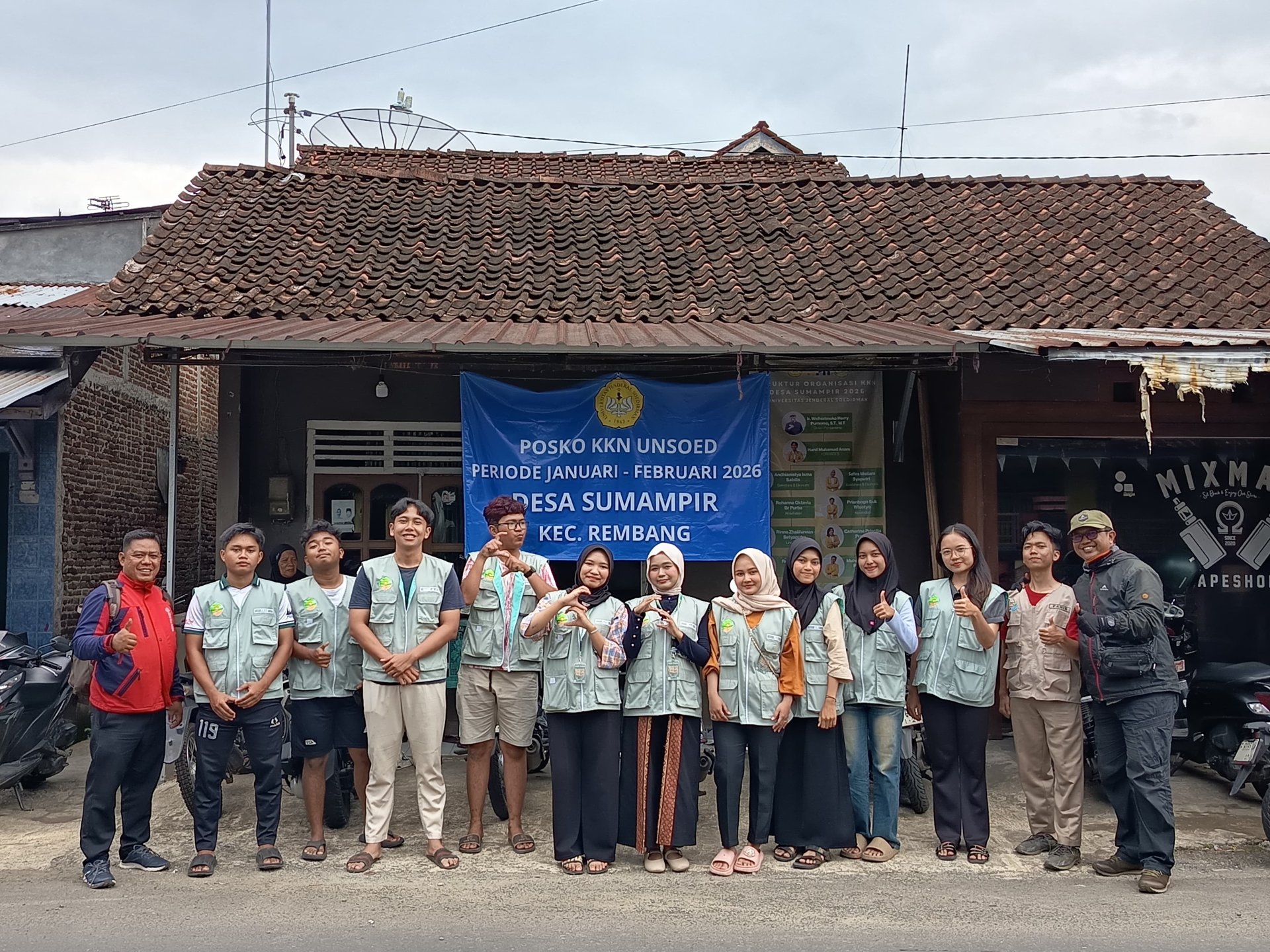 Kunjungan DPL ke Posko KKN Desa Sumampir