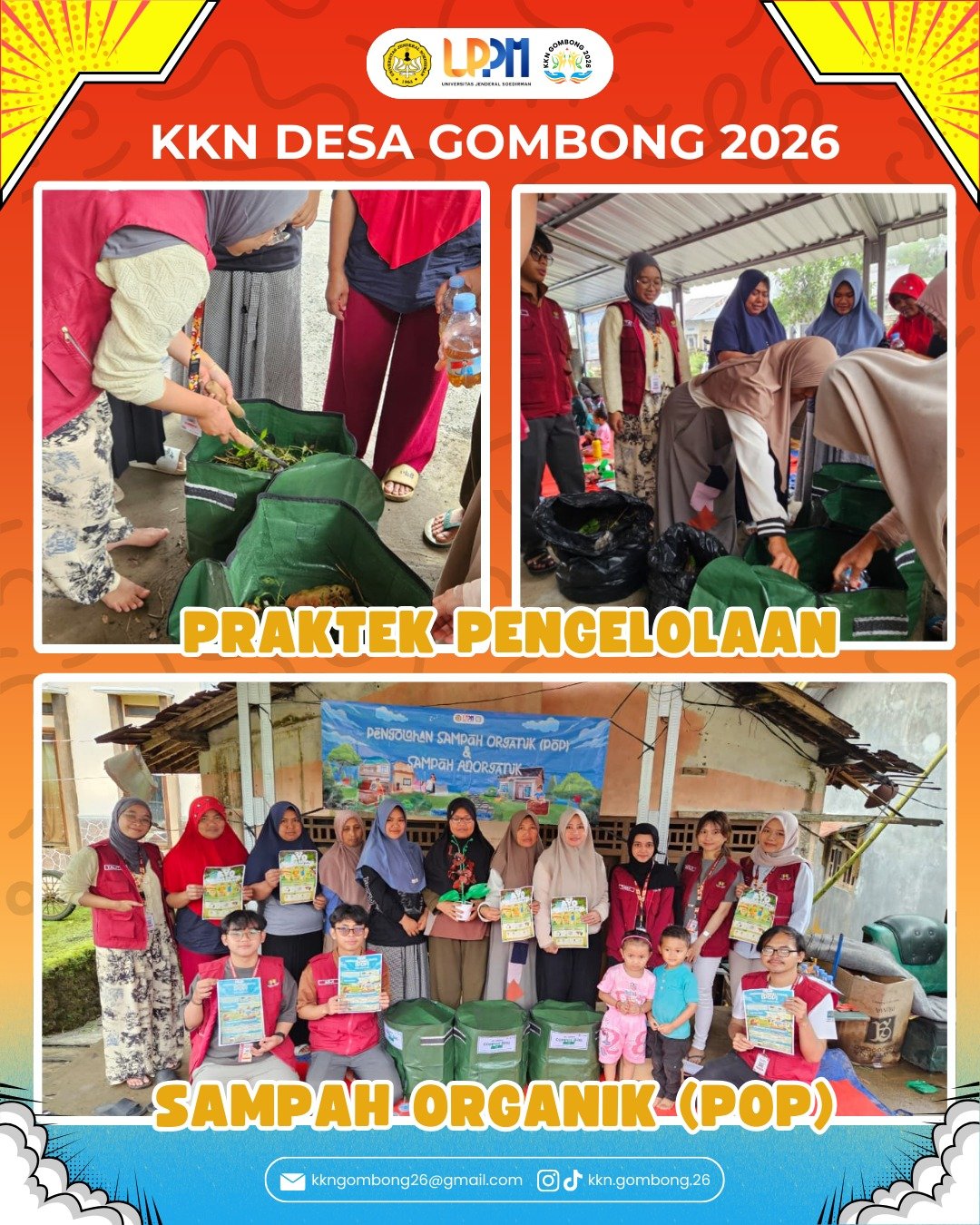 KKN DAY-20 Sosialisasi Sampah Organik dan praktik Pengelolaan Sampah Anorganik