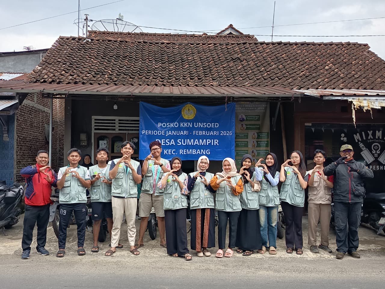 Kunjungan DPL ke Posko