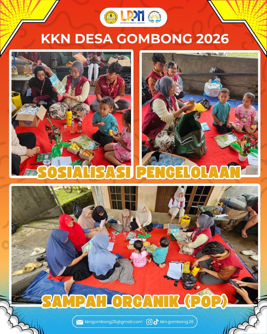 Sosialisasi dan Praktik Pengelolaan Sampah Organik dan Anorganik