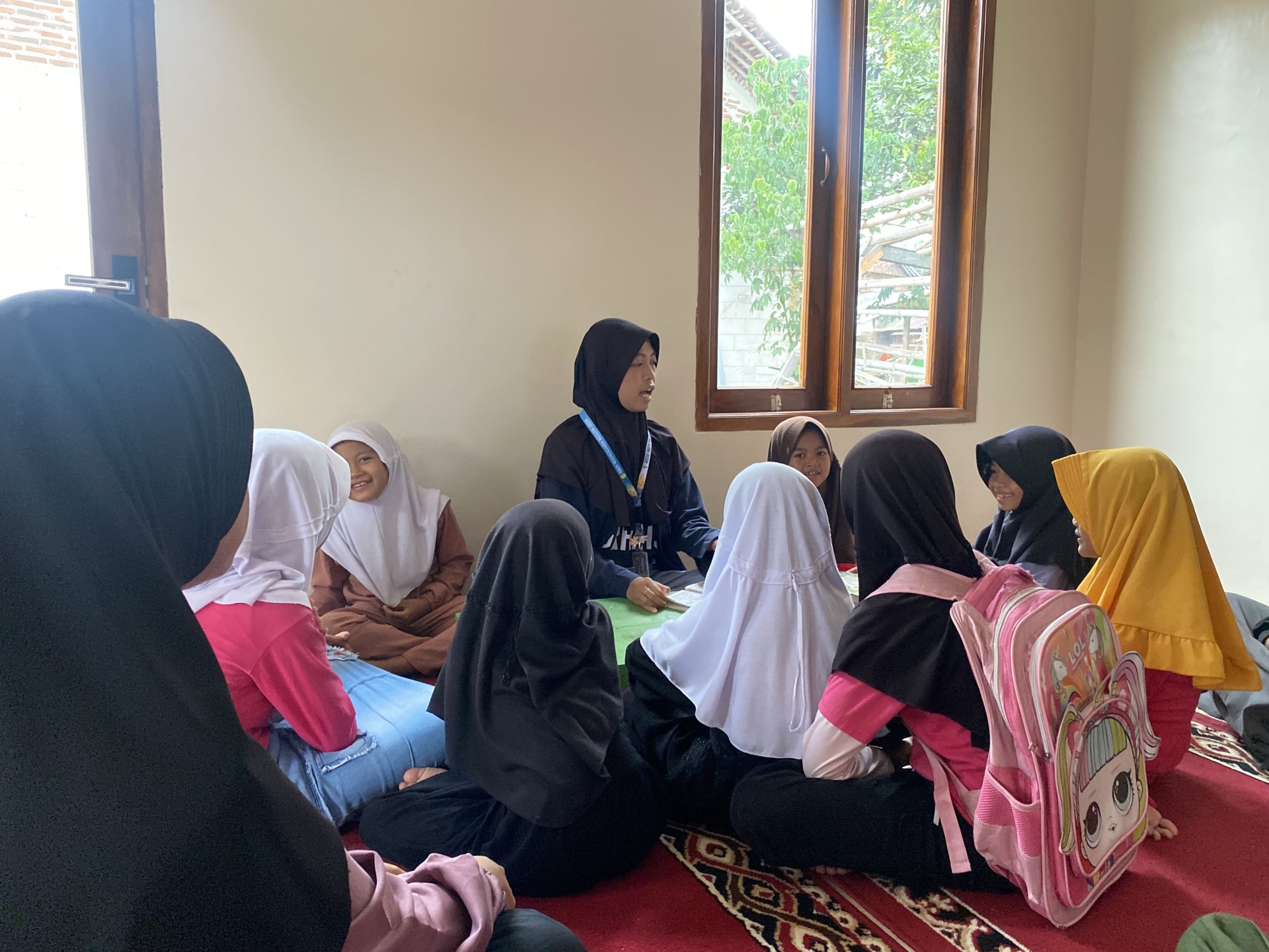 Finishing pembuatan Incenerator dan mengajar ngaji di TPQ