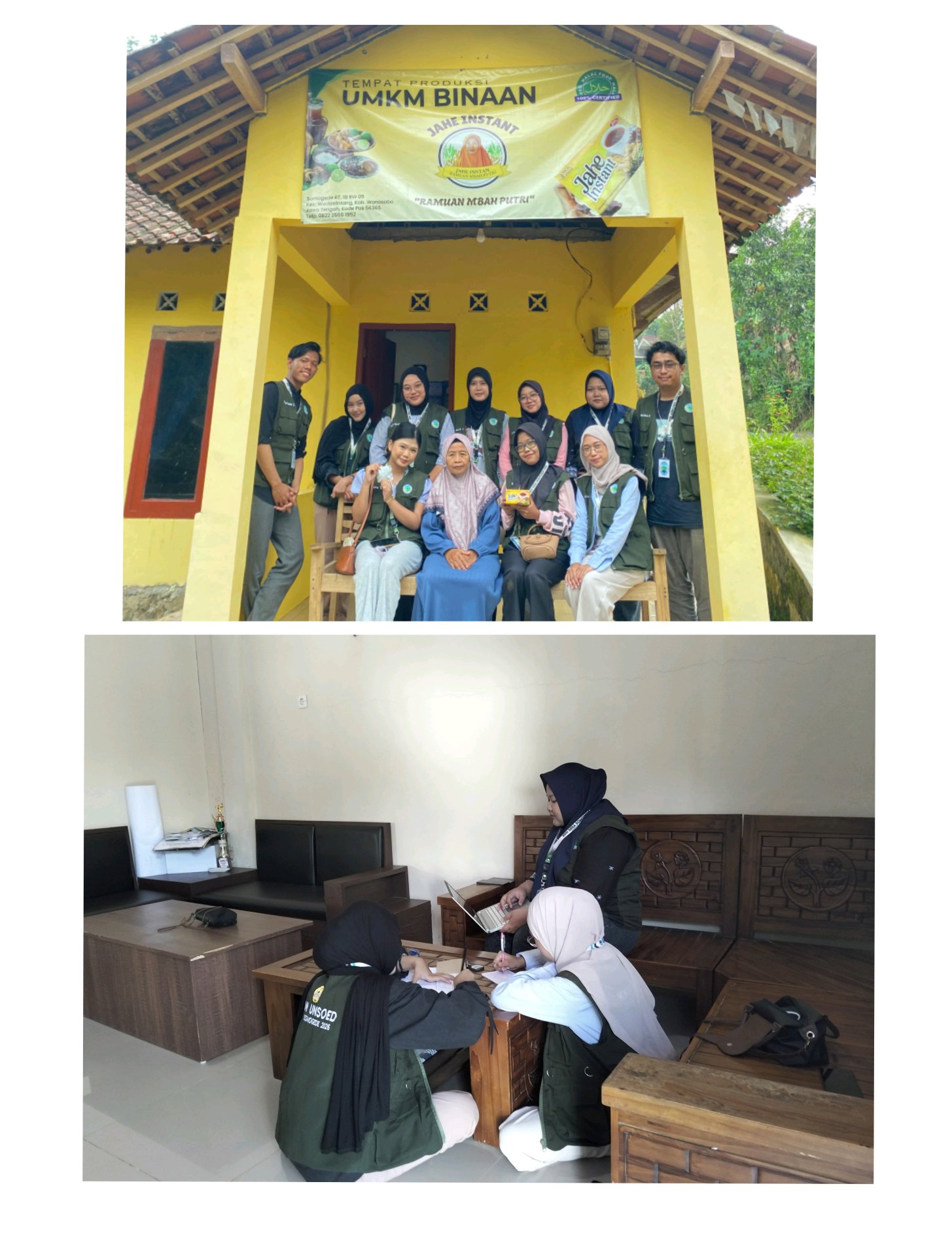 Piket Desa, Kunjungan UMKM, Pendampingan QRIS, dan Bimbingan Belajar