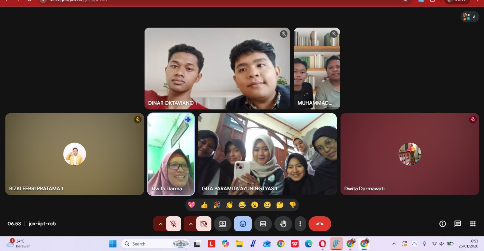 Hari ke-20 kunjungan dpl