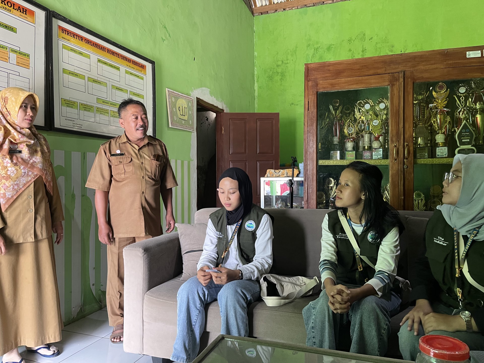 Koordinasi Program Kerja di SDN 03 Wadaslintang