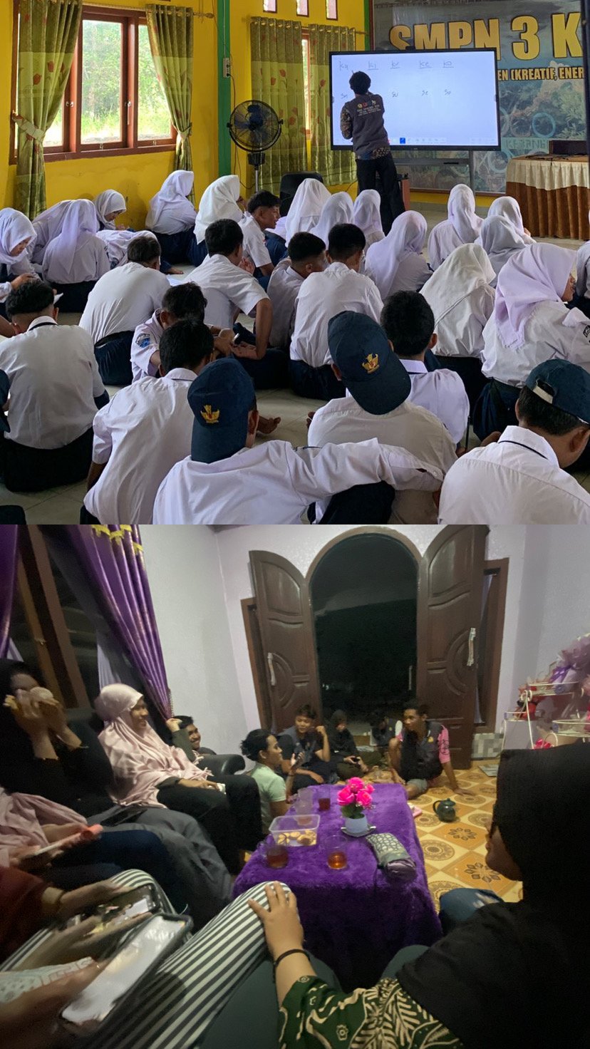 Pelaksanaan Program Kerja Bidang Pendidikan: Mengajar Bahasa Jepang SMPN 3 Kelapa Kampit Desa Cendil