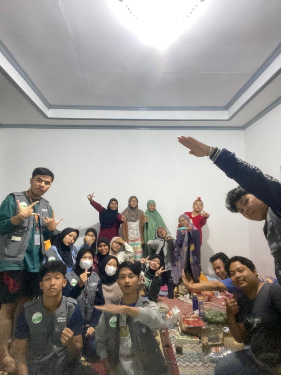 Kunjungan Tim KKN Desa Danasari ke Posko Kami - KKN Hari Ke-18