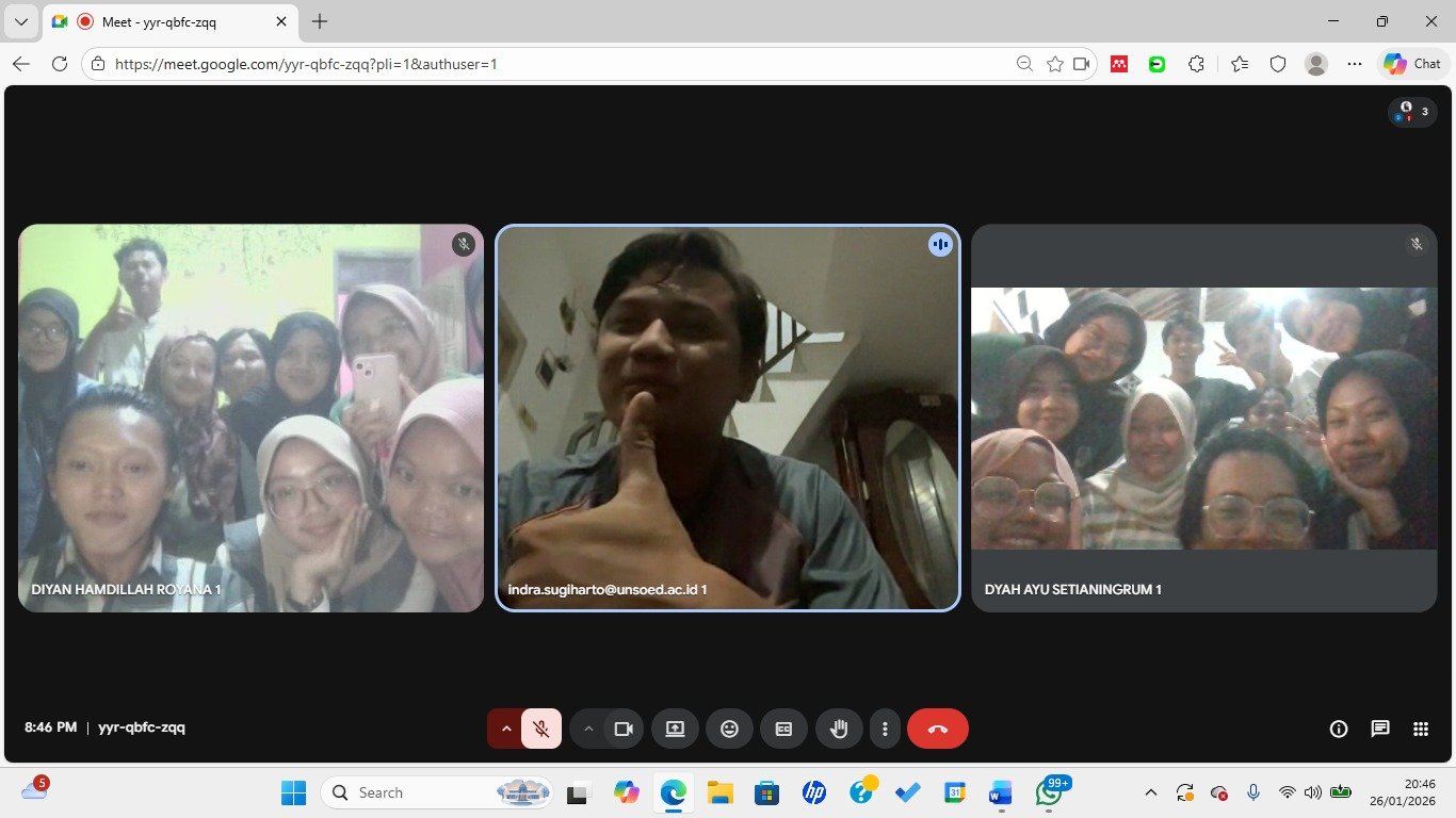 Monitoring Tanaman di Pekarangan, Pencantuman UMKM di GMaps, dan Survei ke-2 DPL melalui Gmeet