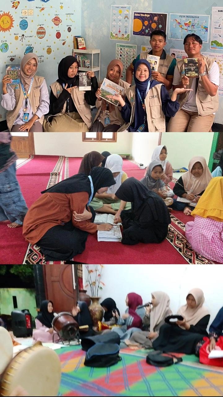 Menghias Pojok Baca, Mengajar TPQ, dan Tahlilan Rutin Ibu-Ibu