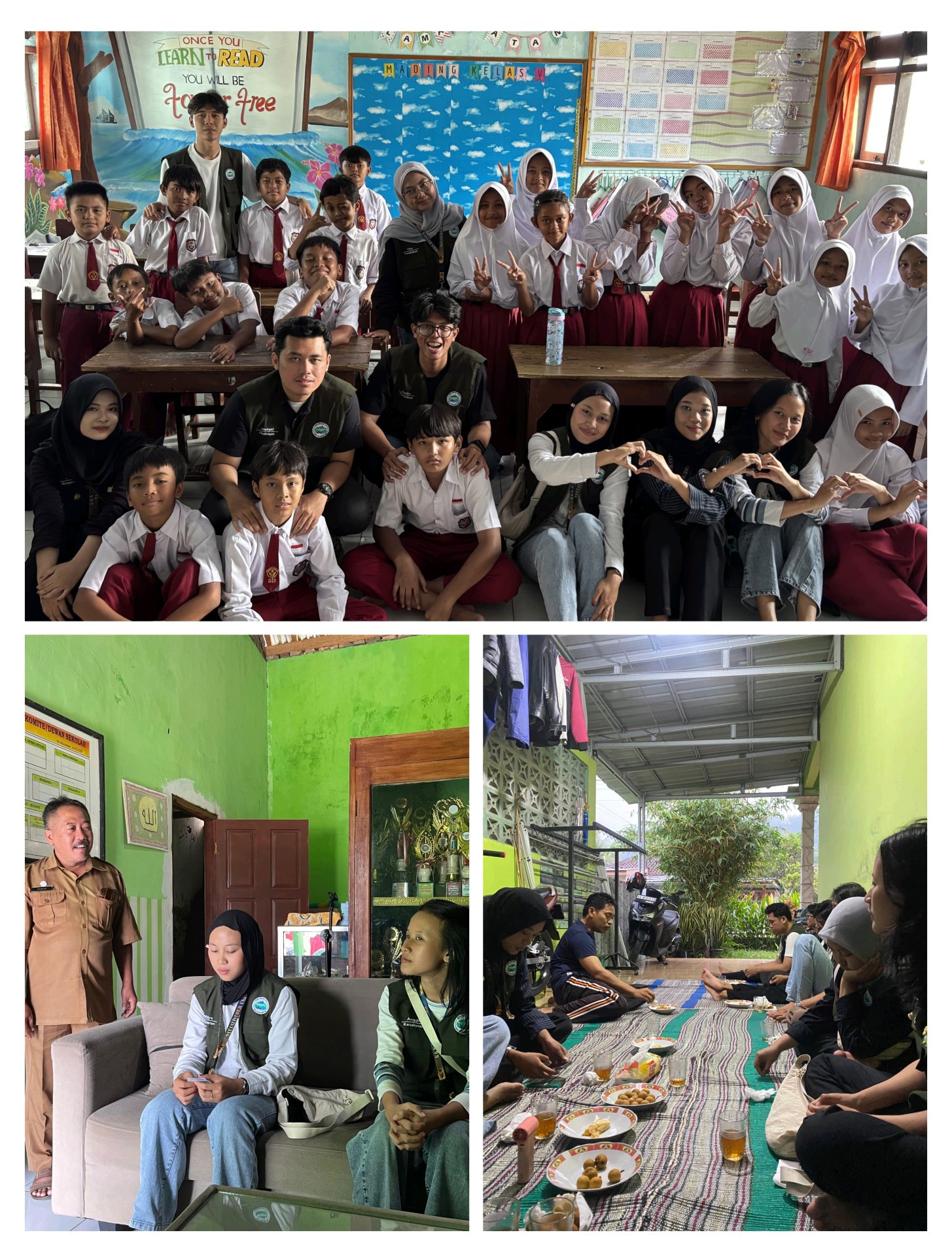 Eksperimen gunung meletus & koordinasi proker & koordinasi lomba TPQ