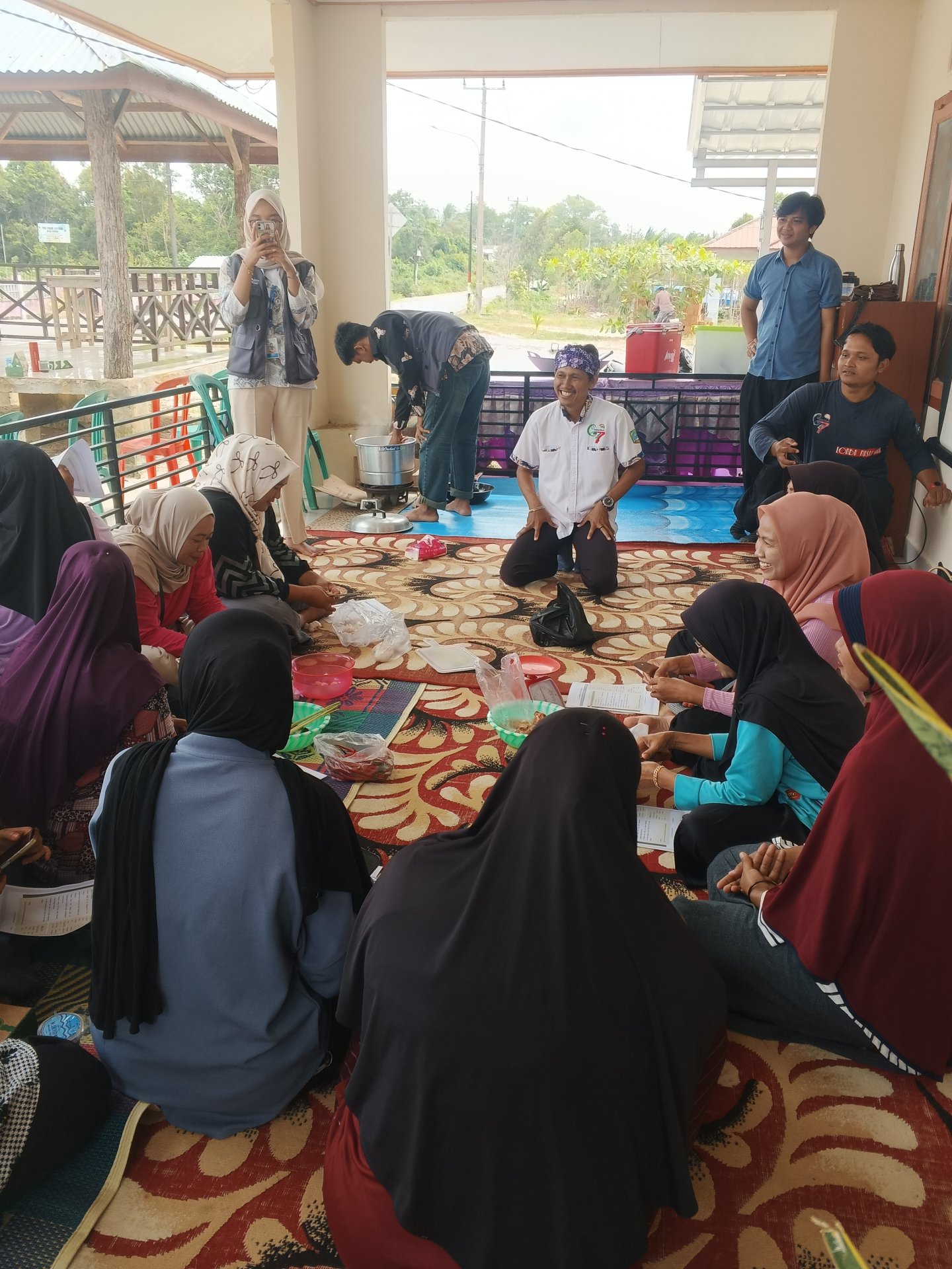 Praktek Pembuatan sambel lingkong